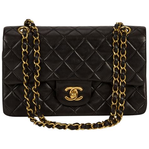 black chanel bag with gold hardware|Black Chanel bag price.